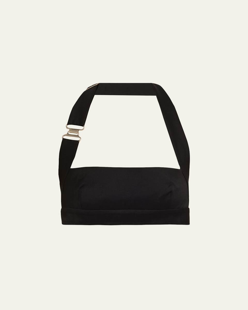 Hendrix Raw Edge Wool Crop Top